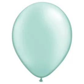 11 inch QUALATEX PEARL MINT GREEN
