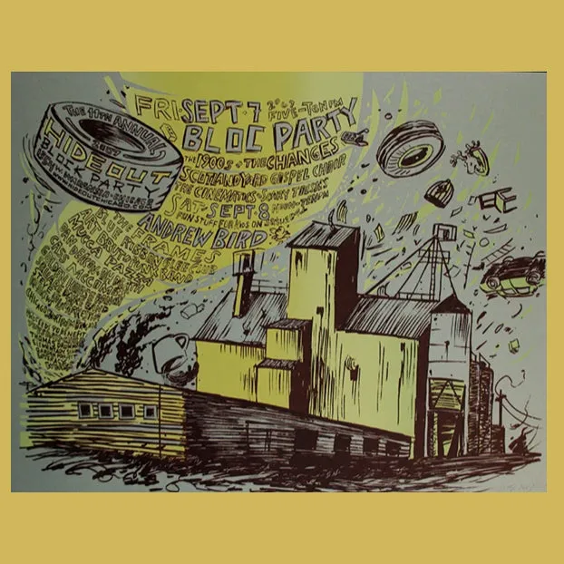 2007 Hideout Block Party Poster