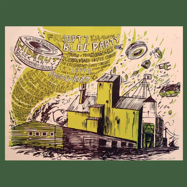 2007 Hideout Block Party Poster