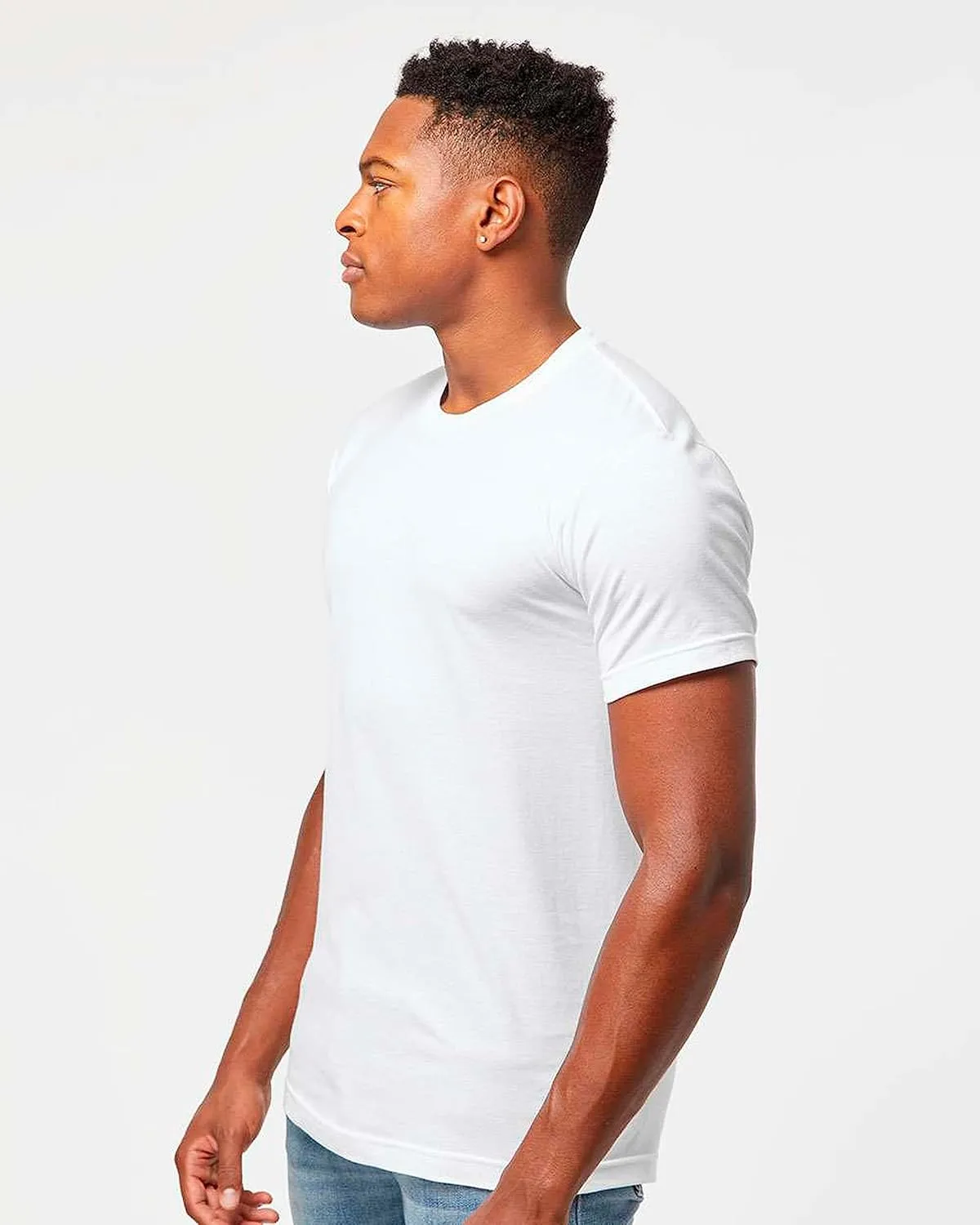202 - Unisex Fine Jersey Tee Black