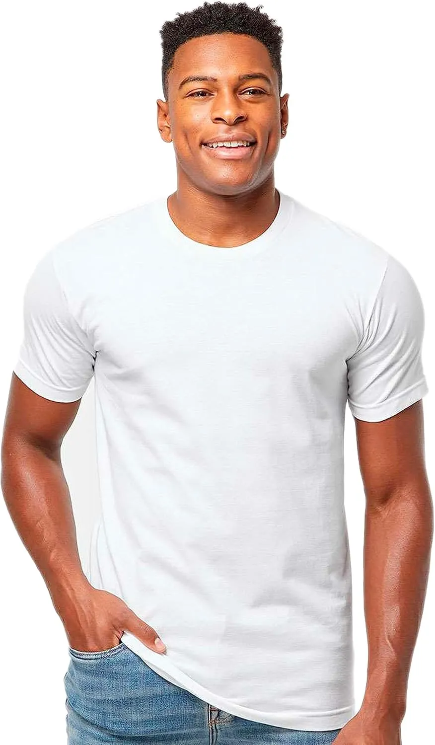 202 - Unisex Fine Jersey Tee Black