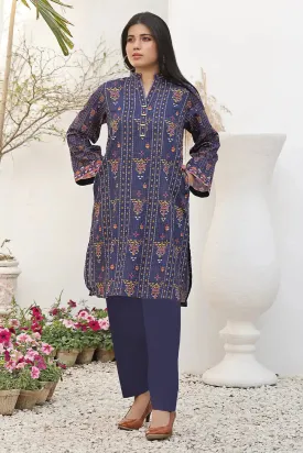 2PC Unstitched Printed Lawn Shirt and Trouser KST-2534
