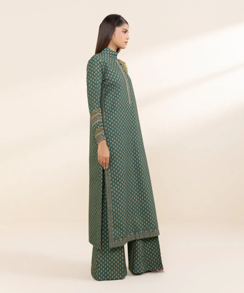 3 Piece - Printed Light Khaddar Suit