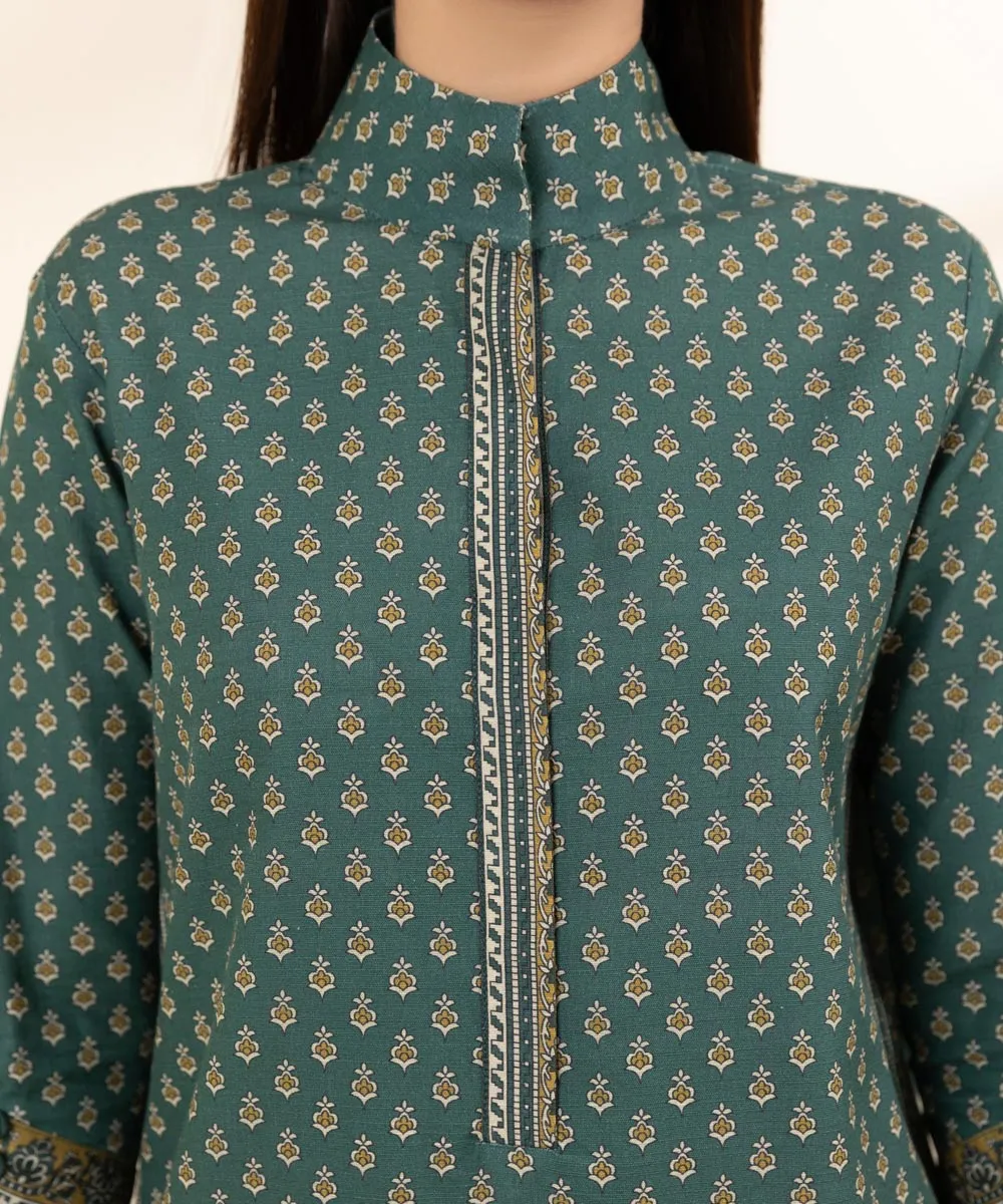 3 Piece - Printed Light Khaddar Suit