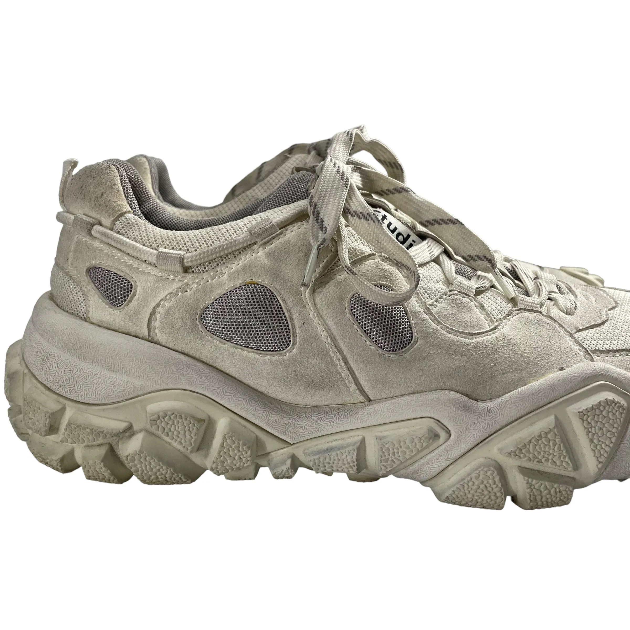 Acne Studios/Low-Sneakers/EU 45/Polyester/WHT/TRECK SHOE