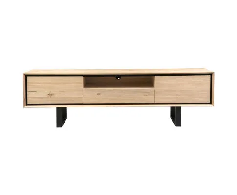 Aconite ETU Entertainment TV Unit 210cm Solid Messmate Timber Wood - Natural