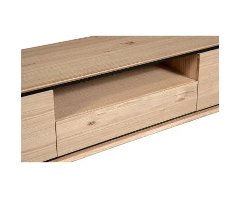 Aconite ETU Entertainment TV Unit 210cm Solid Messmate Timber Wood - Natural