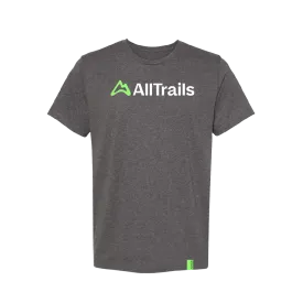 AllTrails Logo Tee - Heather Gray