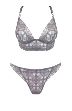 Alta Soft Cup Bra and Matching Thong Set - Lightweight and Comfortable