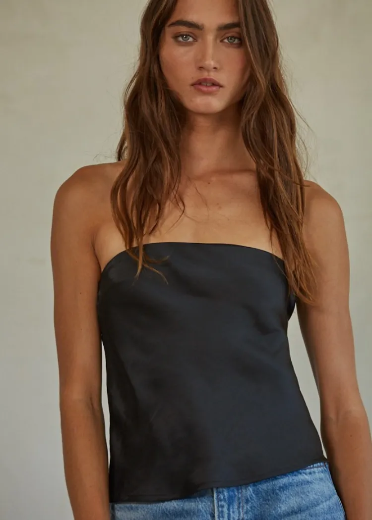Amor Tube Top - Black ***FINAL SALE***