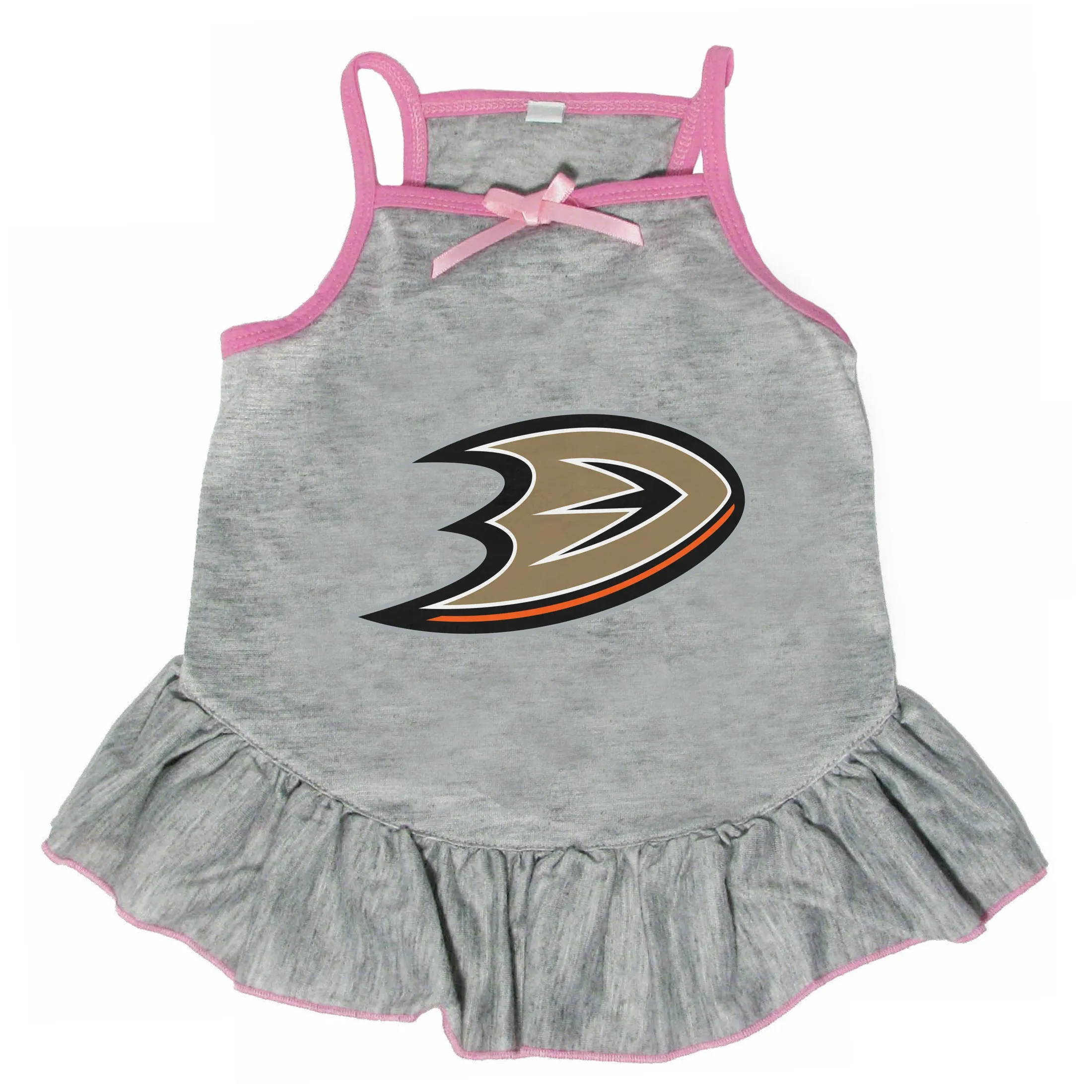 Anaheim Ducks Pet Dress Gray