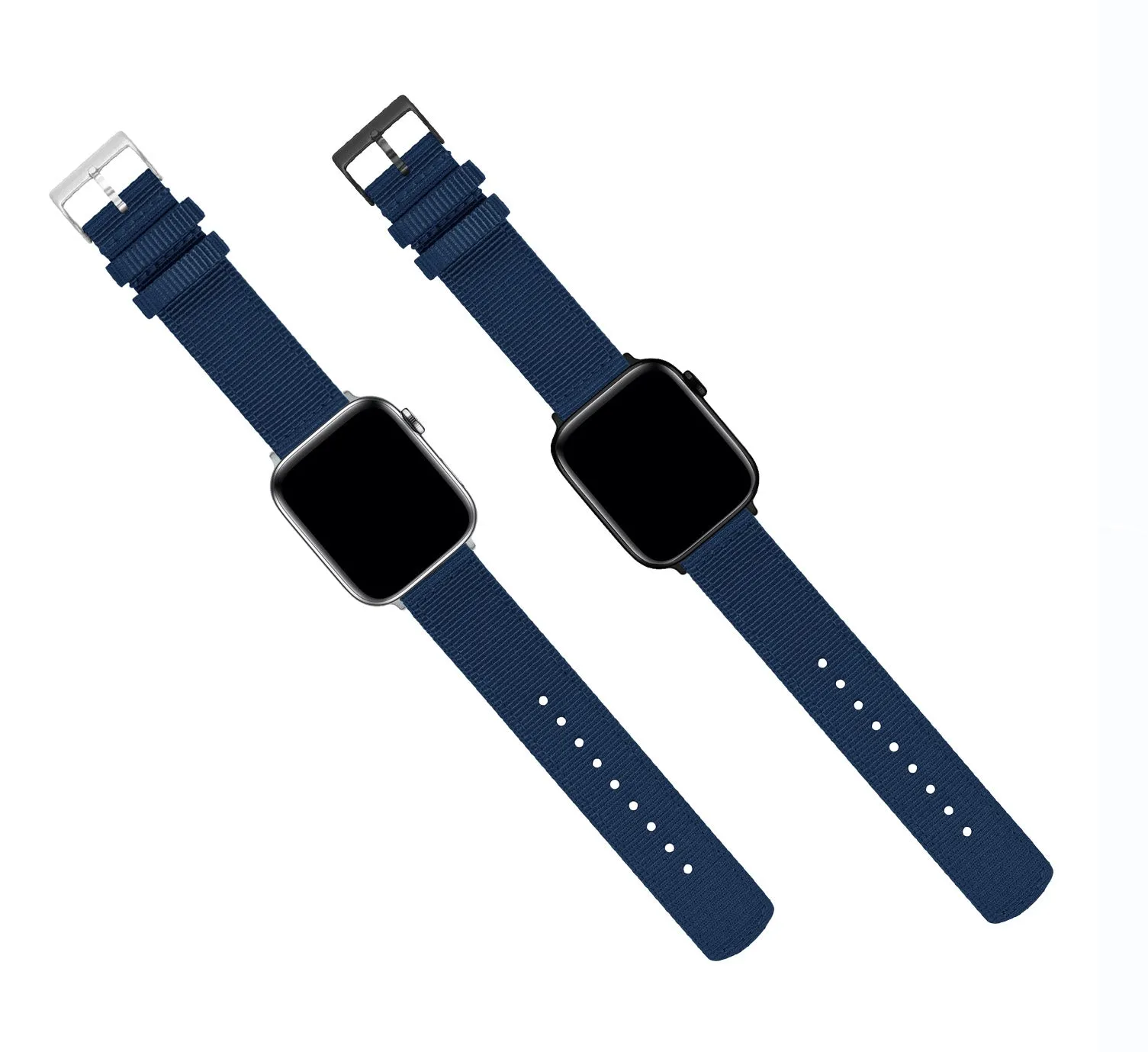 Apple Watch Two Piece NATO® Style Navy Blue Watch Band