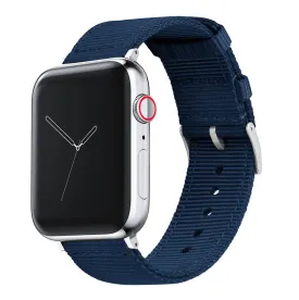 Apple Watch Two Piece NATO® Style Navy Blue Watch Band