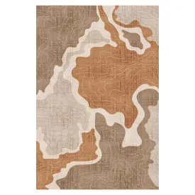 Ari Abstrct Sienna Printed Rug