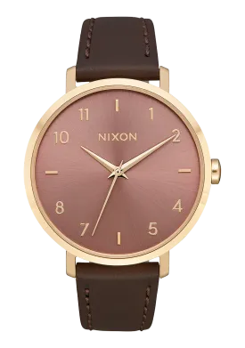 Arrow Leather - Light Gold / Marsala