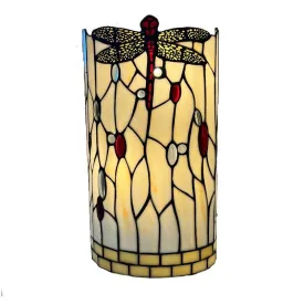 Beige Dragonfly Tiffany Wall Light - Tiffany Lighting Direct