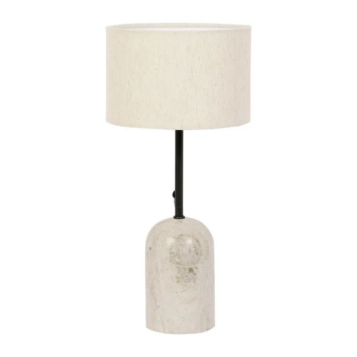 Beige Marble Table Lamp