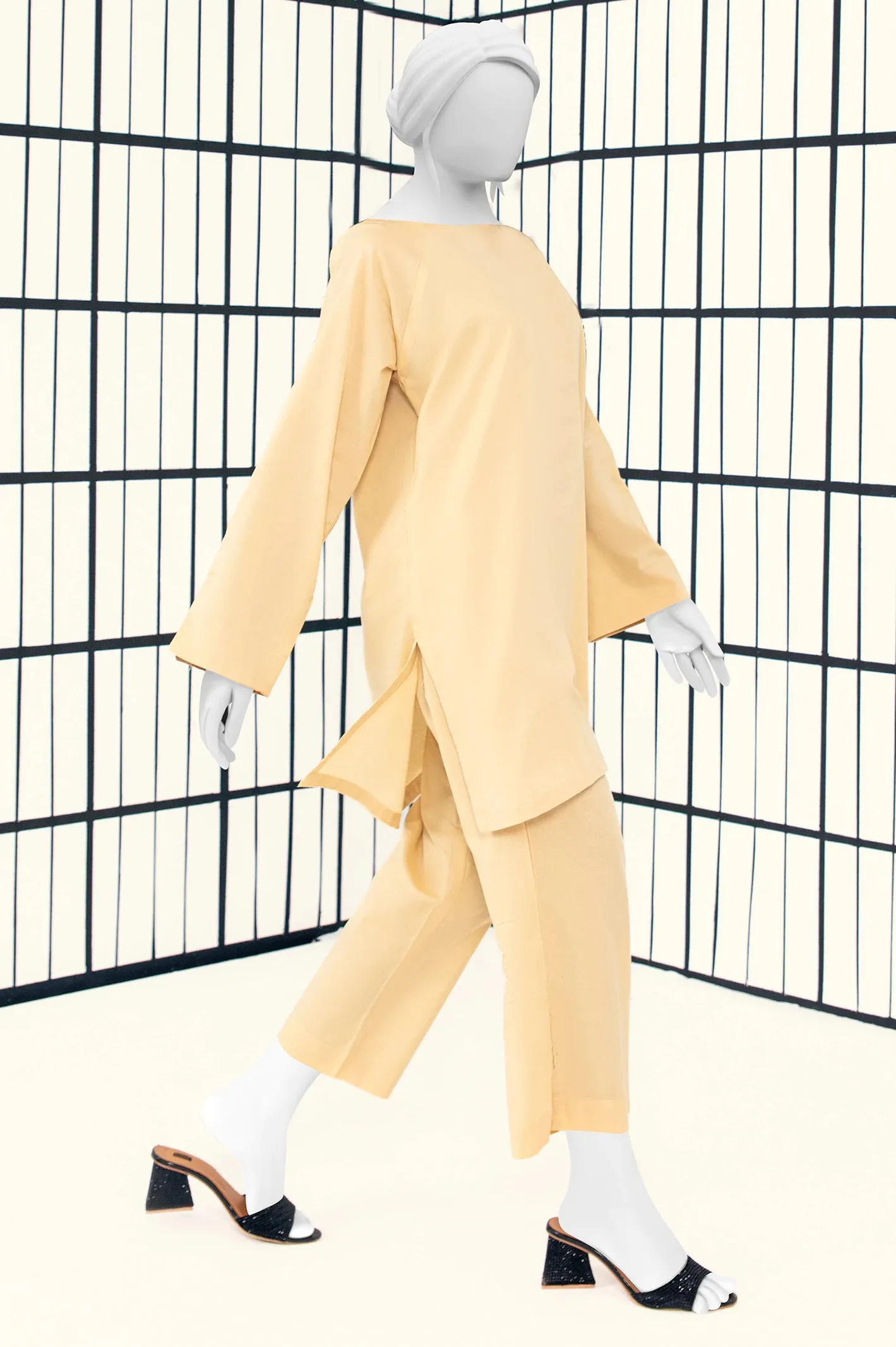 Beige Stylised 2PC
