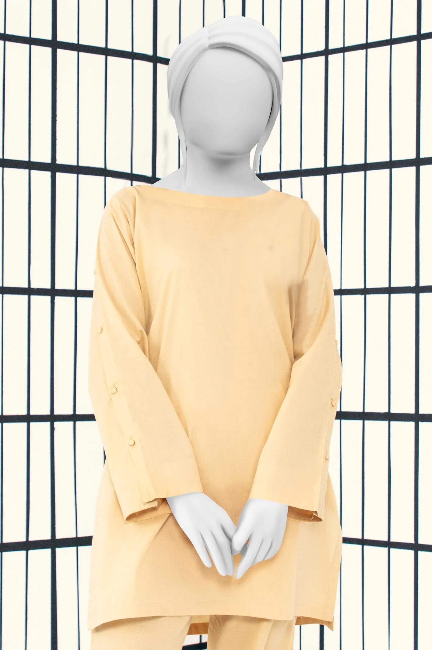 Beige Stylised 2PC