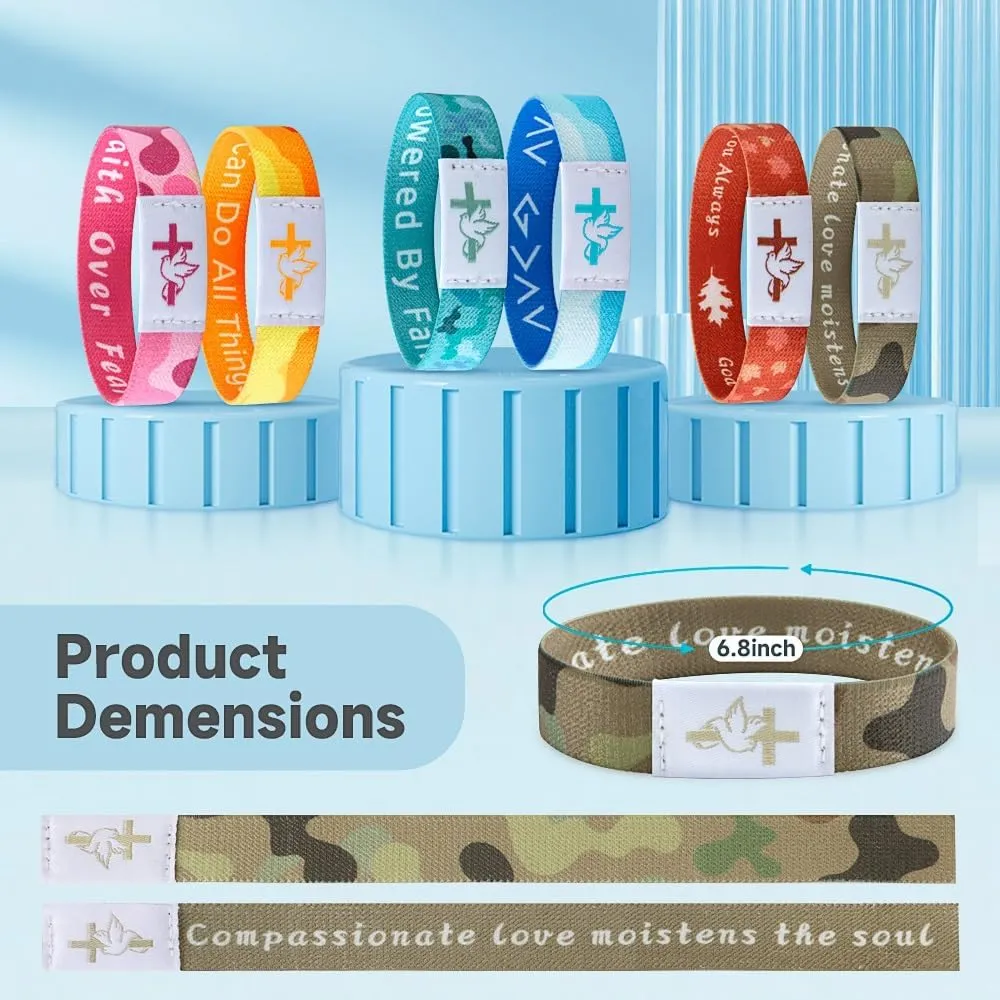 Bible Verse Bracelets Wearable Bible Bracelet Wearable Bracelets With NFC Daily Verse Bracelet Christian For Women(blue)