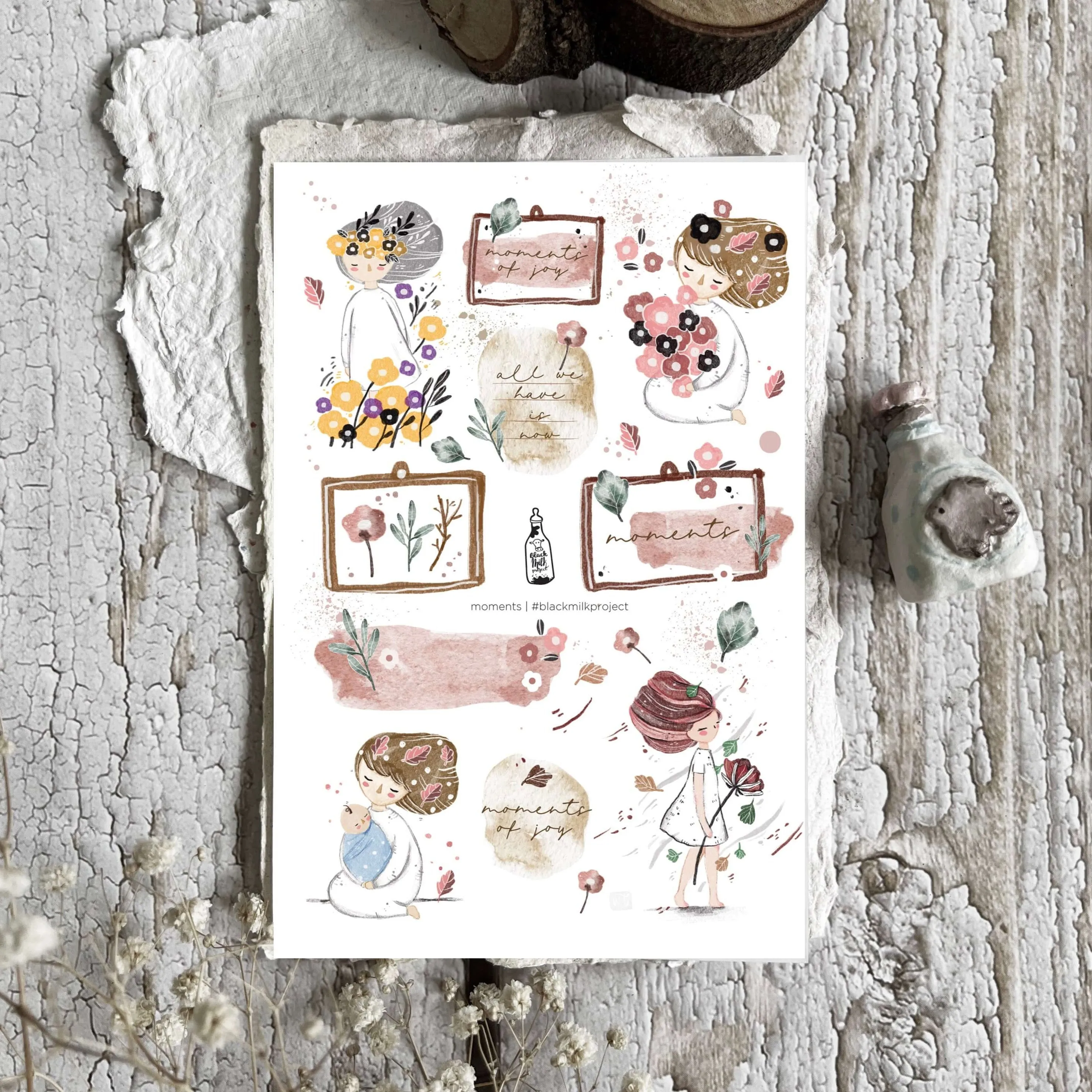 Black Milk Project Sticker Set - Moments II