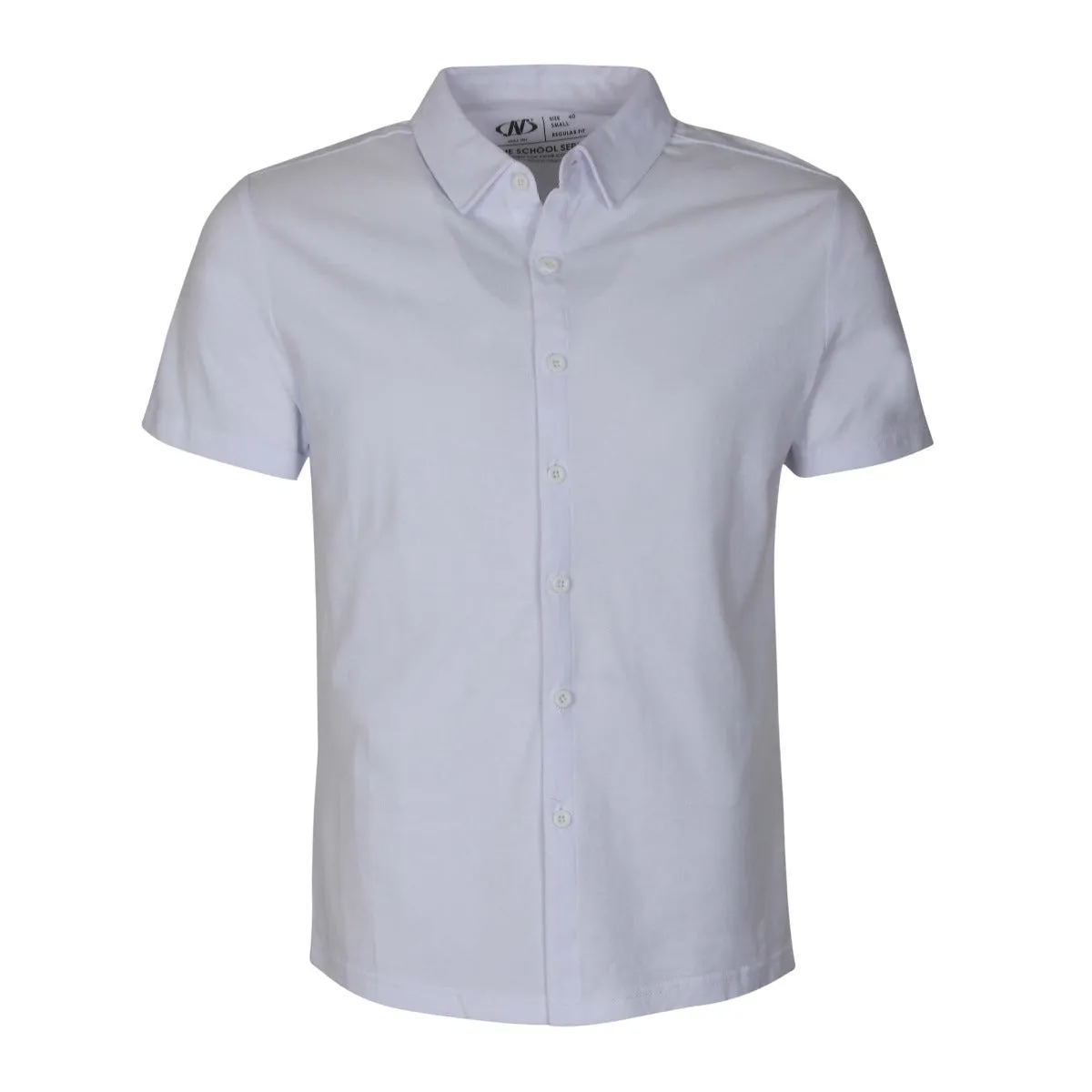 BOYS KNITED SHIRT SHORT SLEEVES