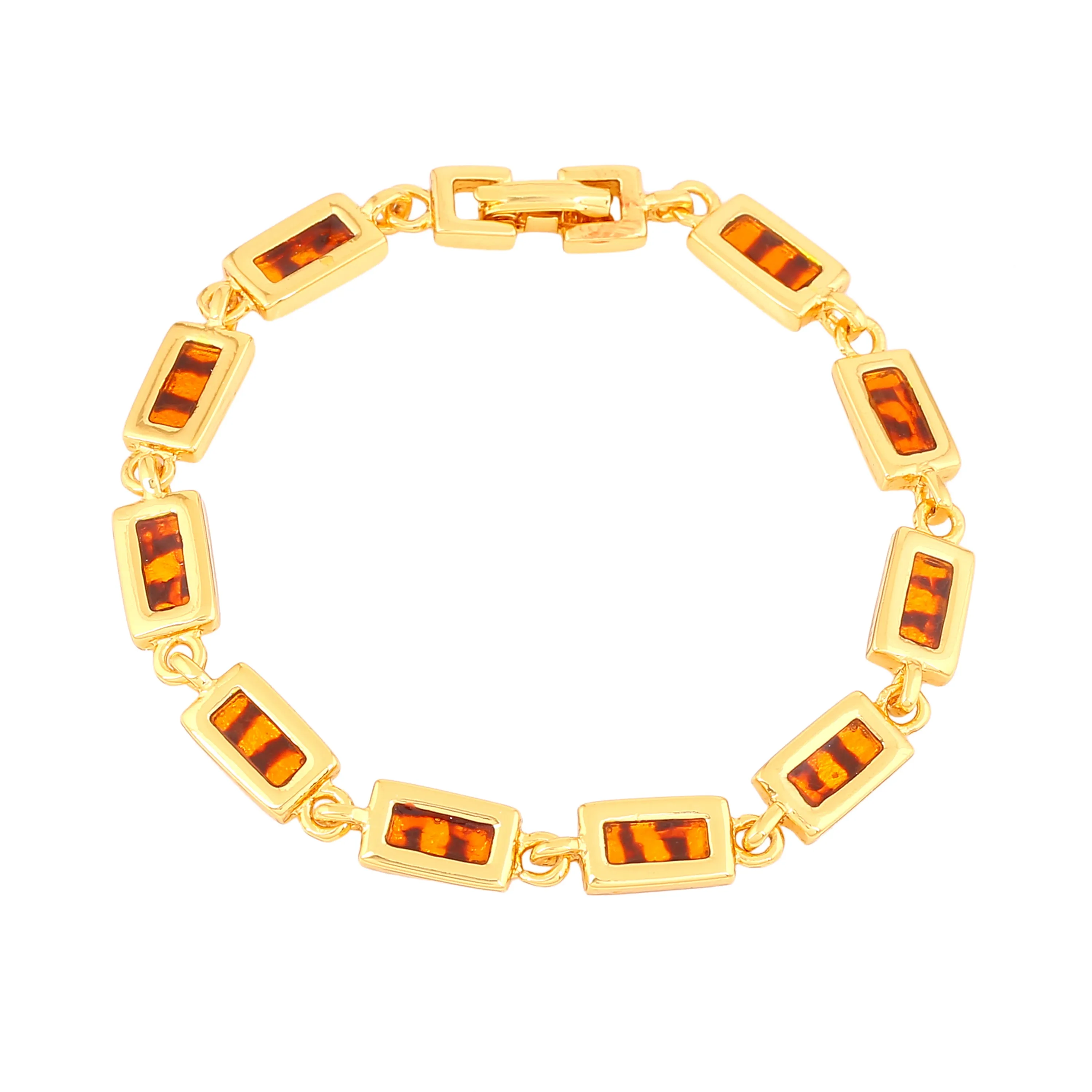 Brown Colour Stone Bracelet For Womens