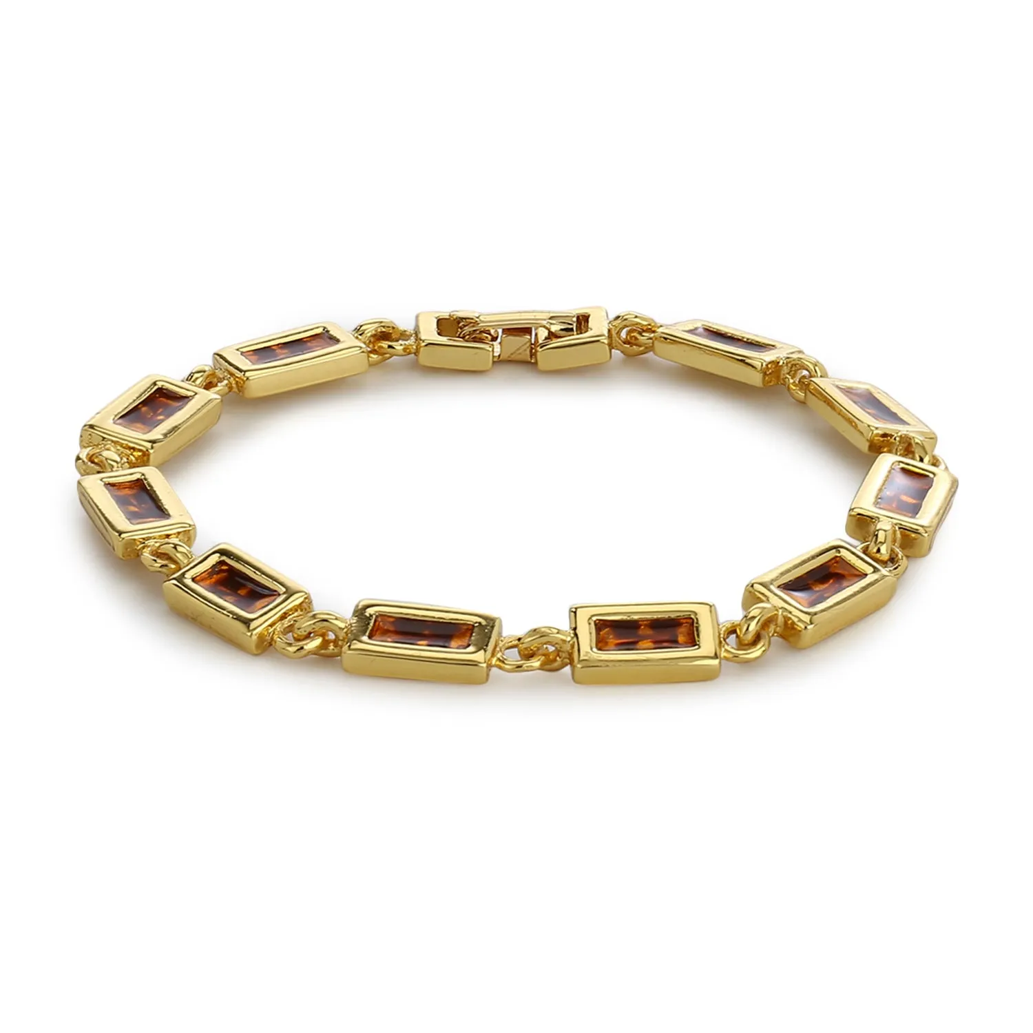 Brown Colour Stone Bracelet For Womens
