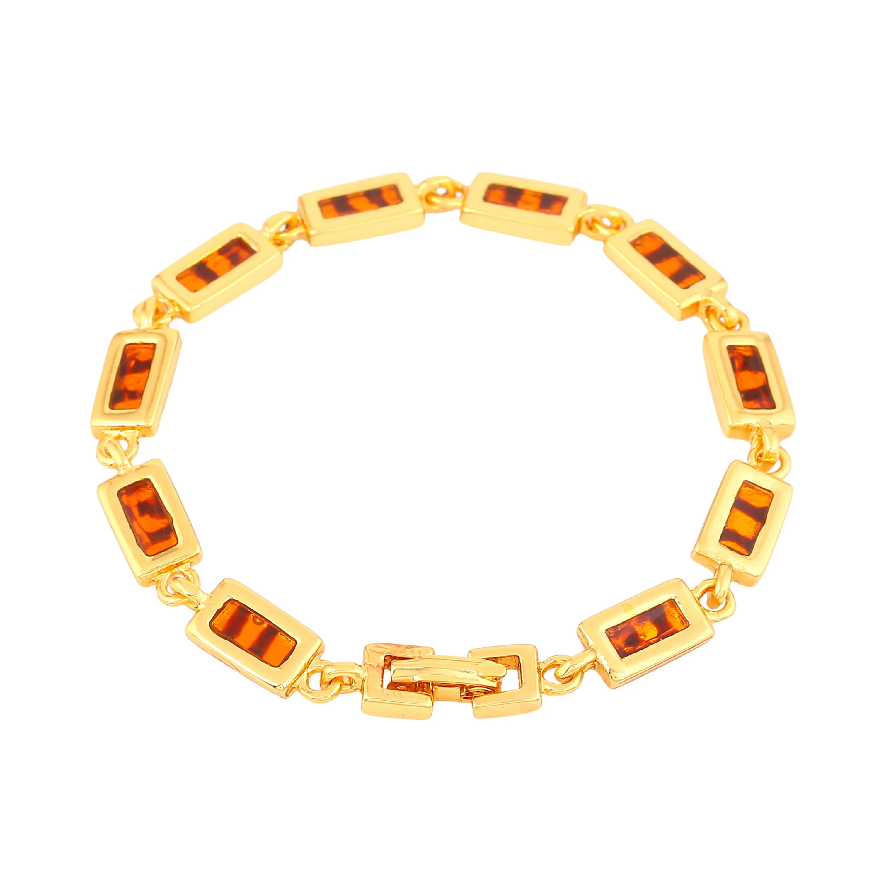 Brown Colour Stone Bracelet For Womens