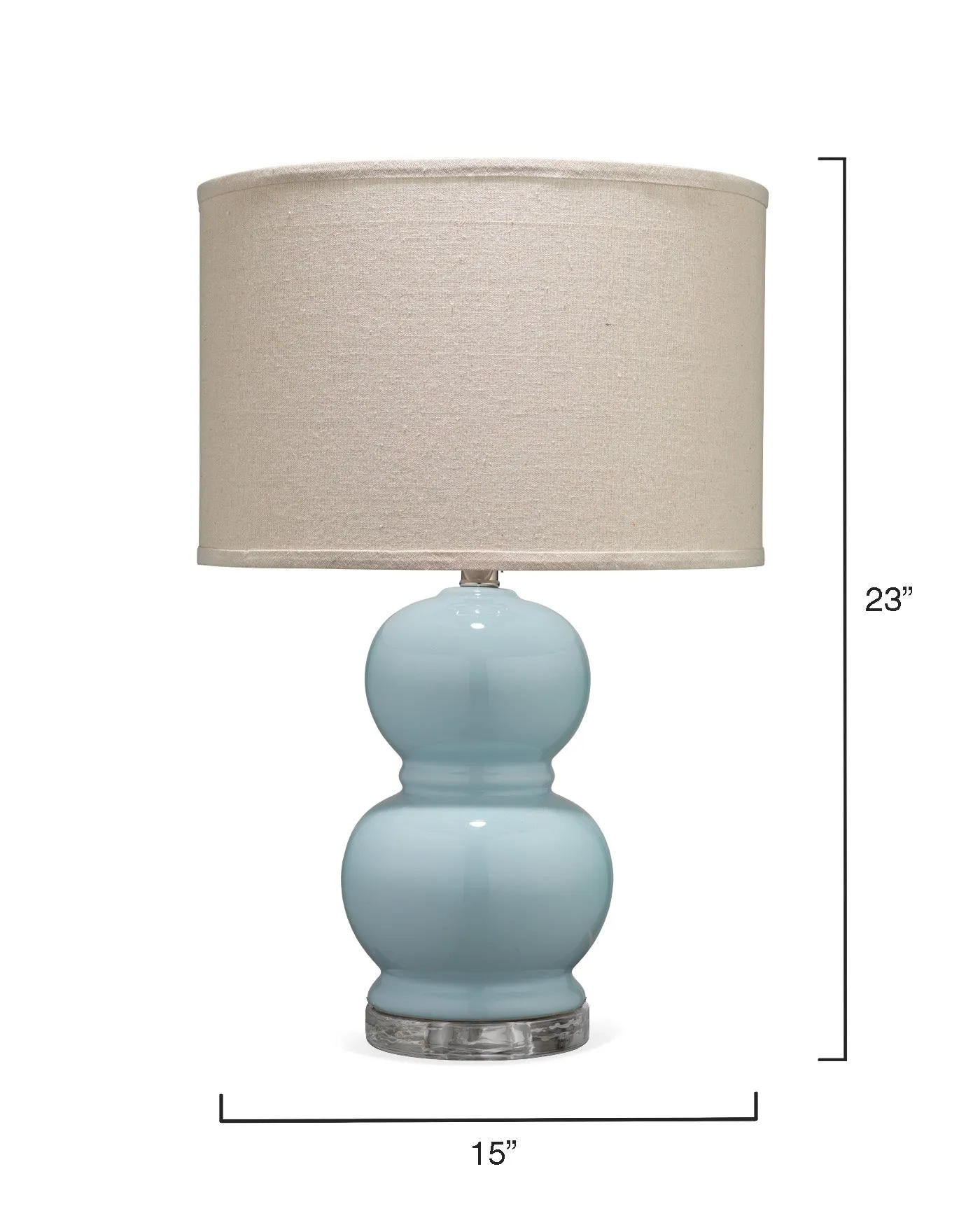 Bubble Table Lamp Light Blue