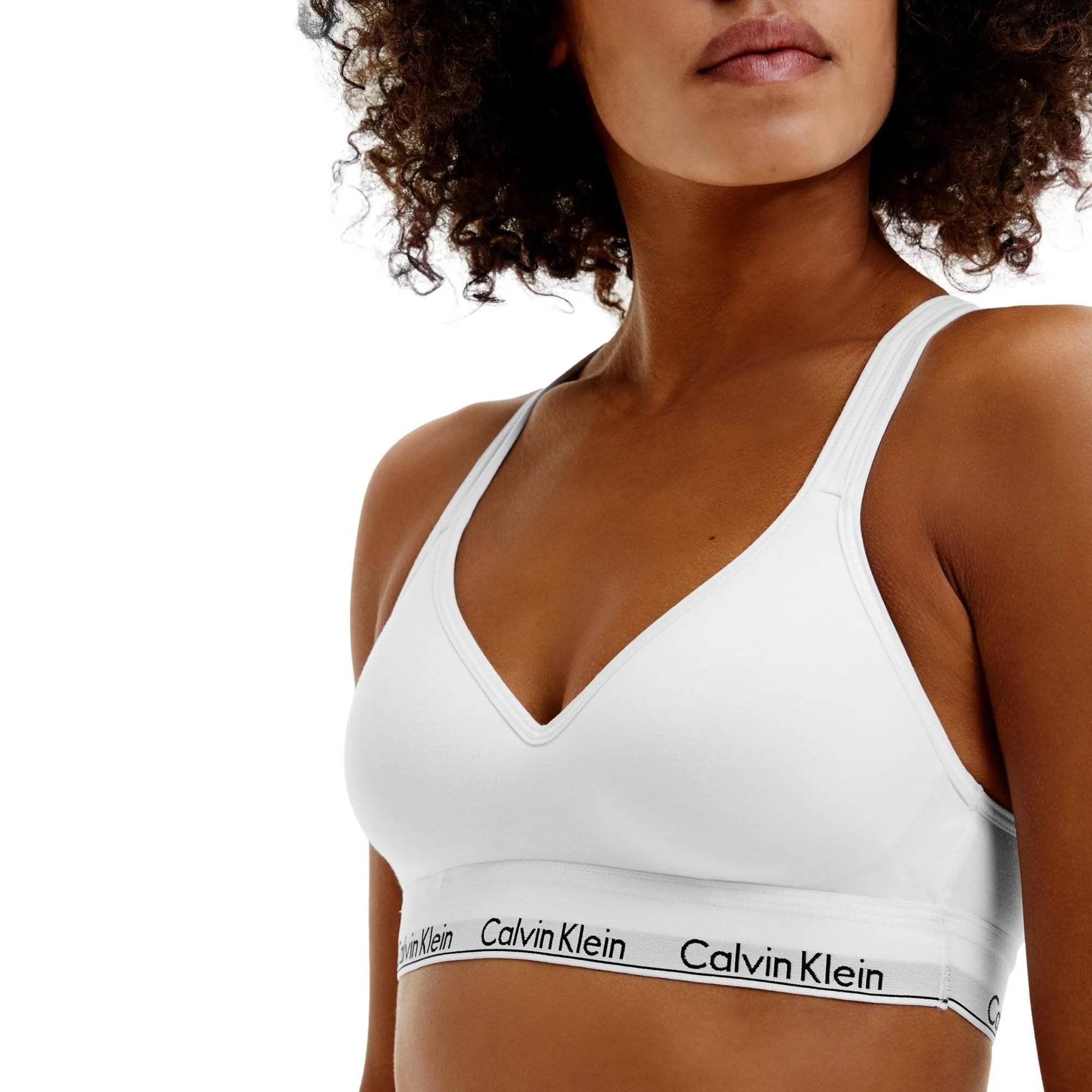 Calvin Klein Modern Cotton Bralette Lift - White