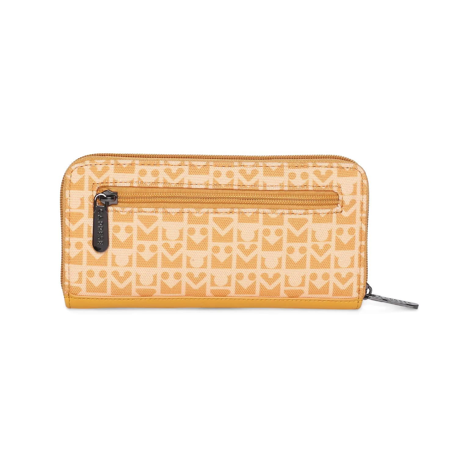 Caprese Disney Inspired Graphic Printed Mickey Mouse Collection Wallet Medium Handbag Yellow