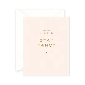 Cheers to the Bride Greeting Card