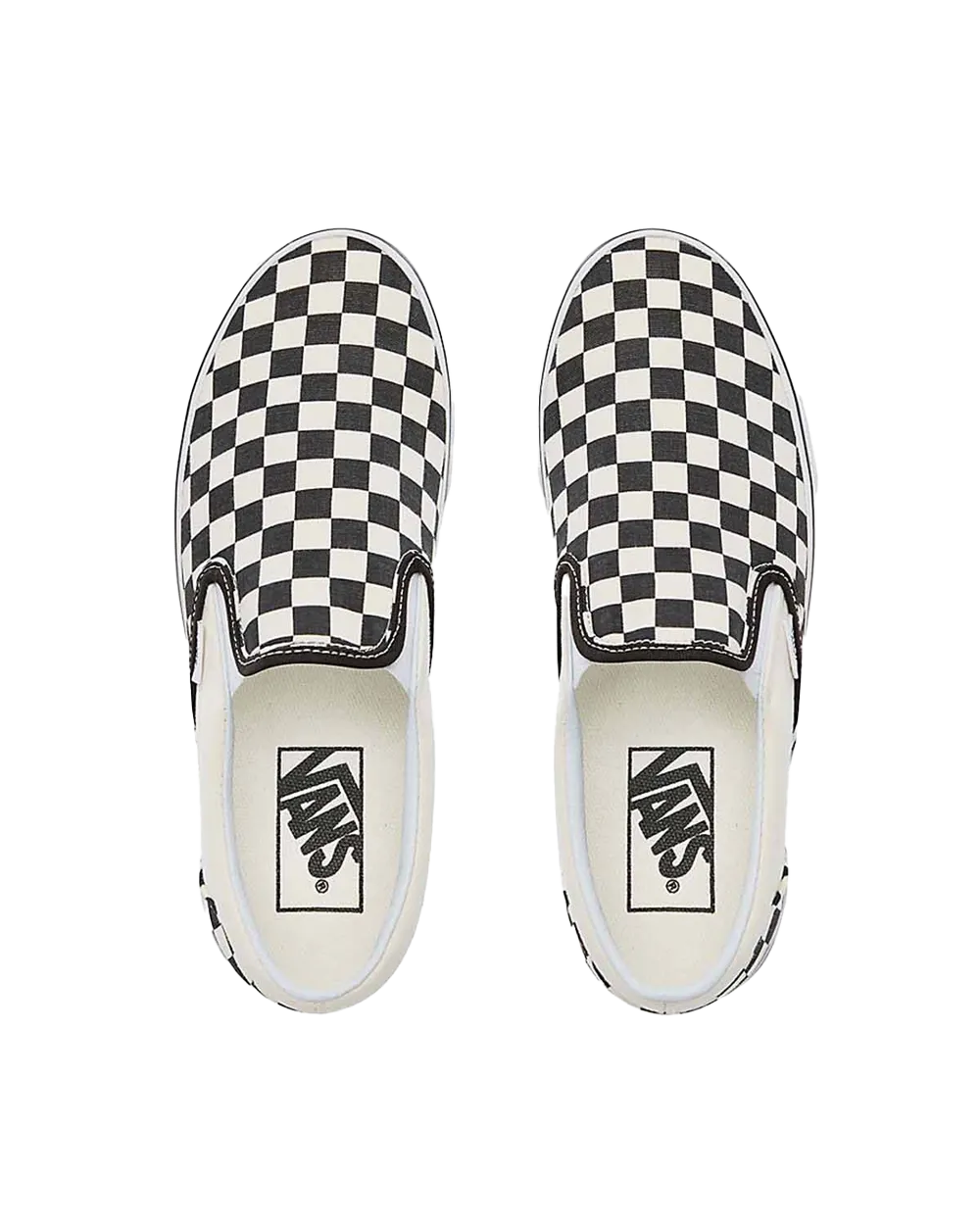 Classic Slip-Ons in Black & White