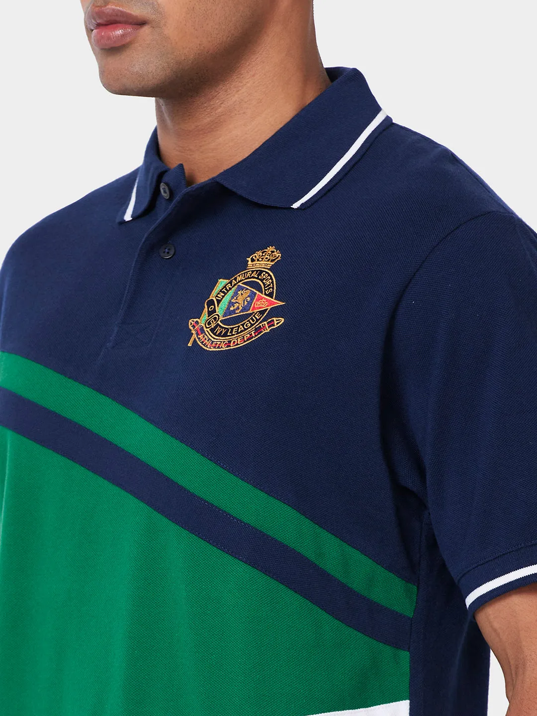 Colour Block Polo