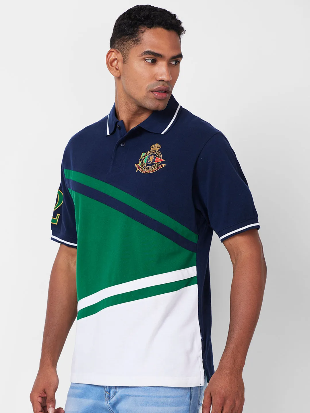 Colour Block Polo