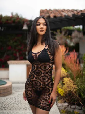 Crazy In Love Crochet Mini Dress