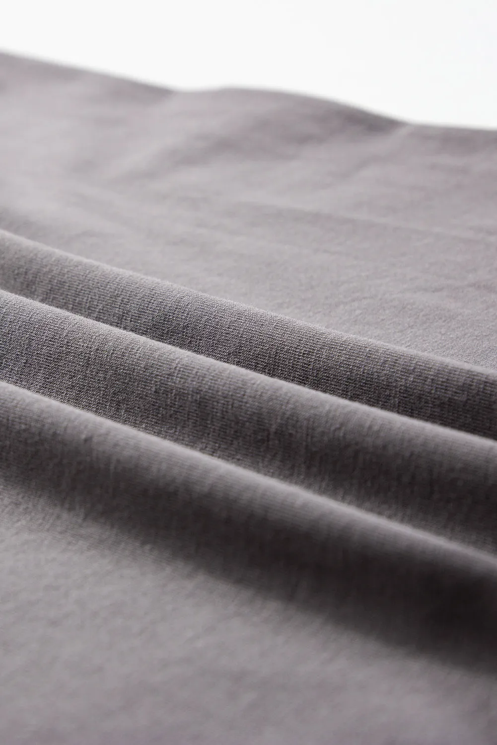 Dark Grey JOLENE Graphic Crewneck Long Tunic