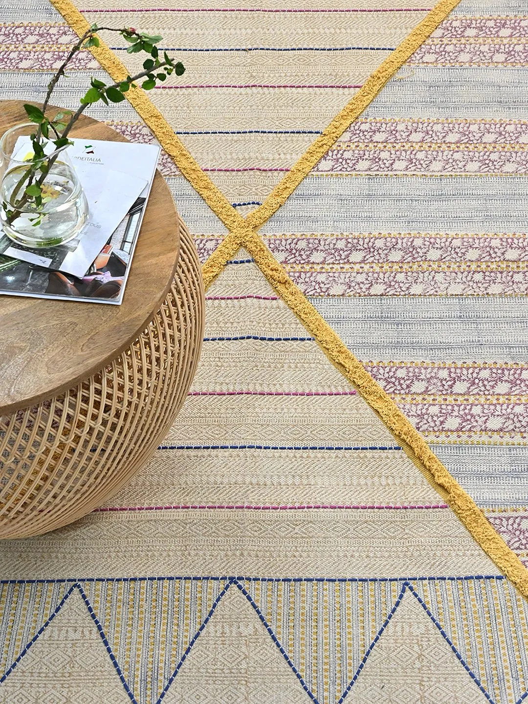 DATURA  - BLOCK PRINTED RUG