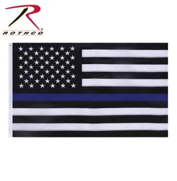 Deluxe Thin Blue Line Flag