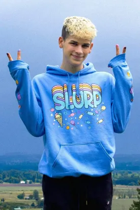 Derkslurp 'SLURP' Light Blue Hoodie