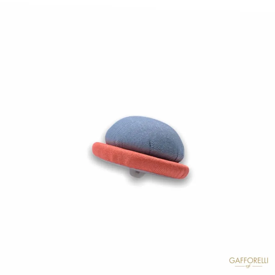 Double Button Covered in Fabric with Polyester Base 1830 - Gafforelli Srl