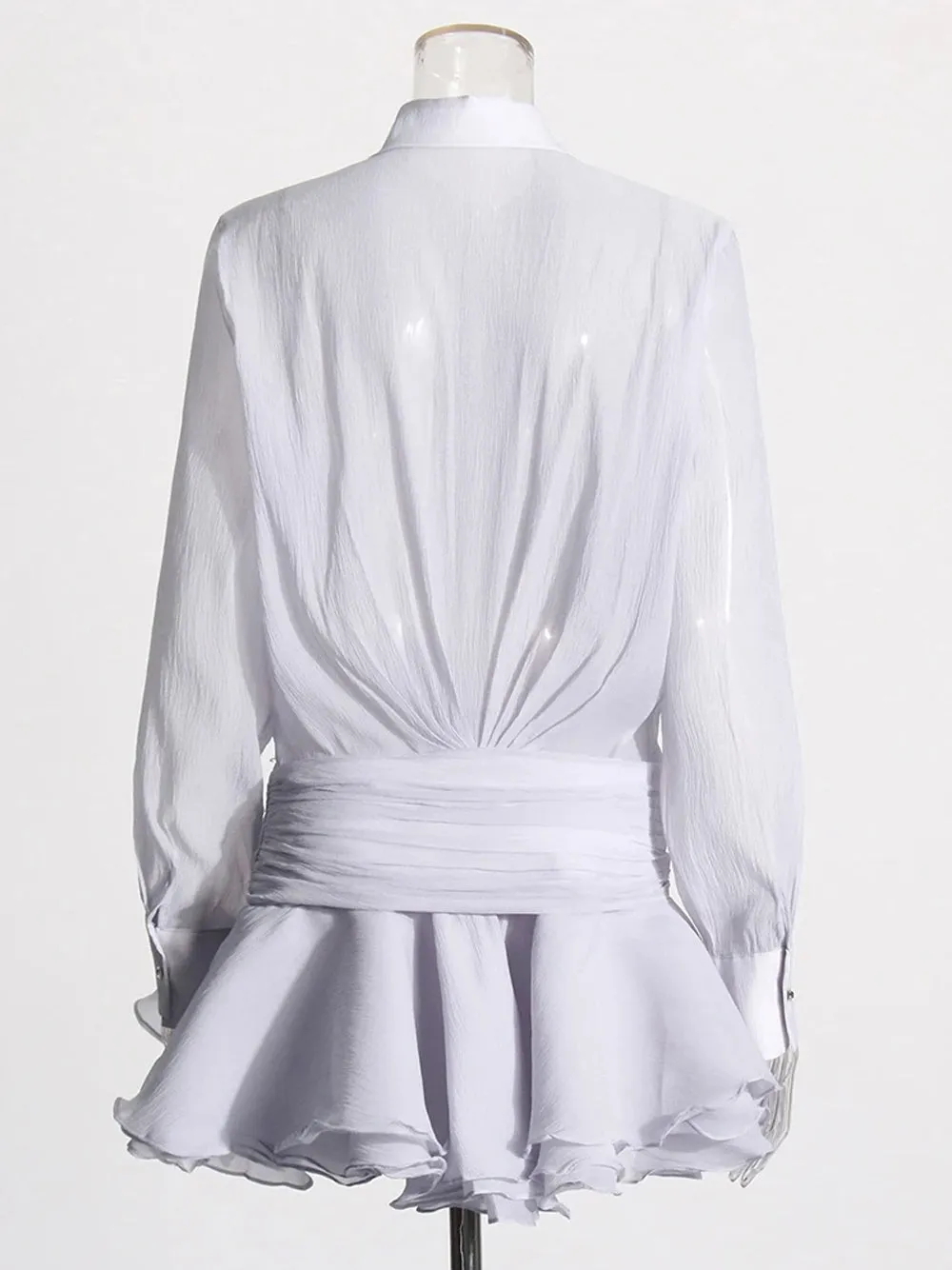 DREA Mini Dress in Gray