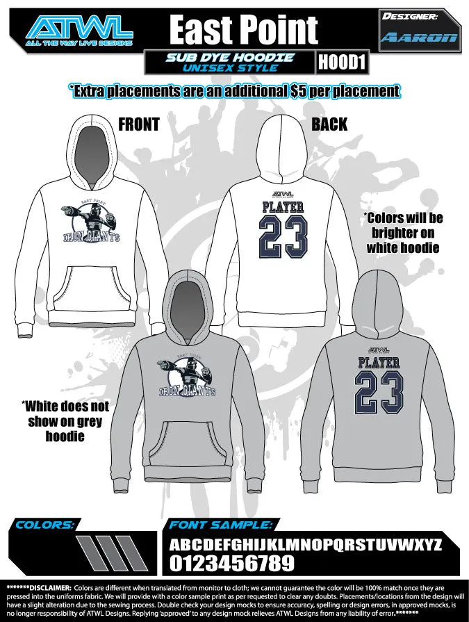 East Point Sub Dye Hoodie