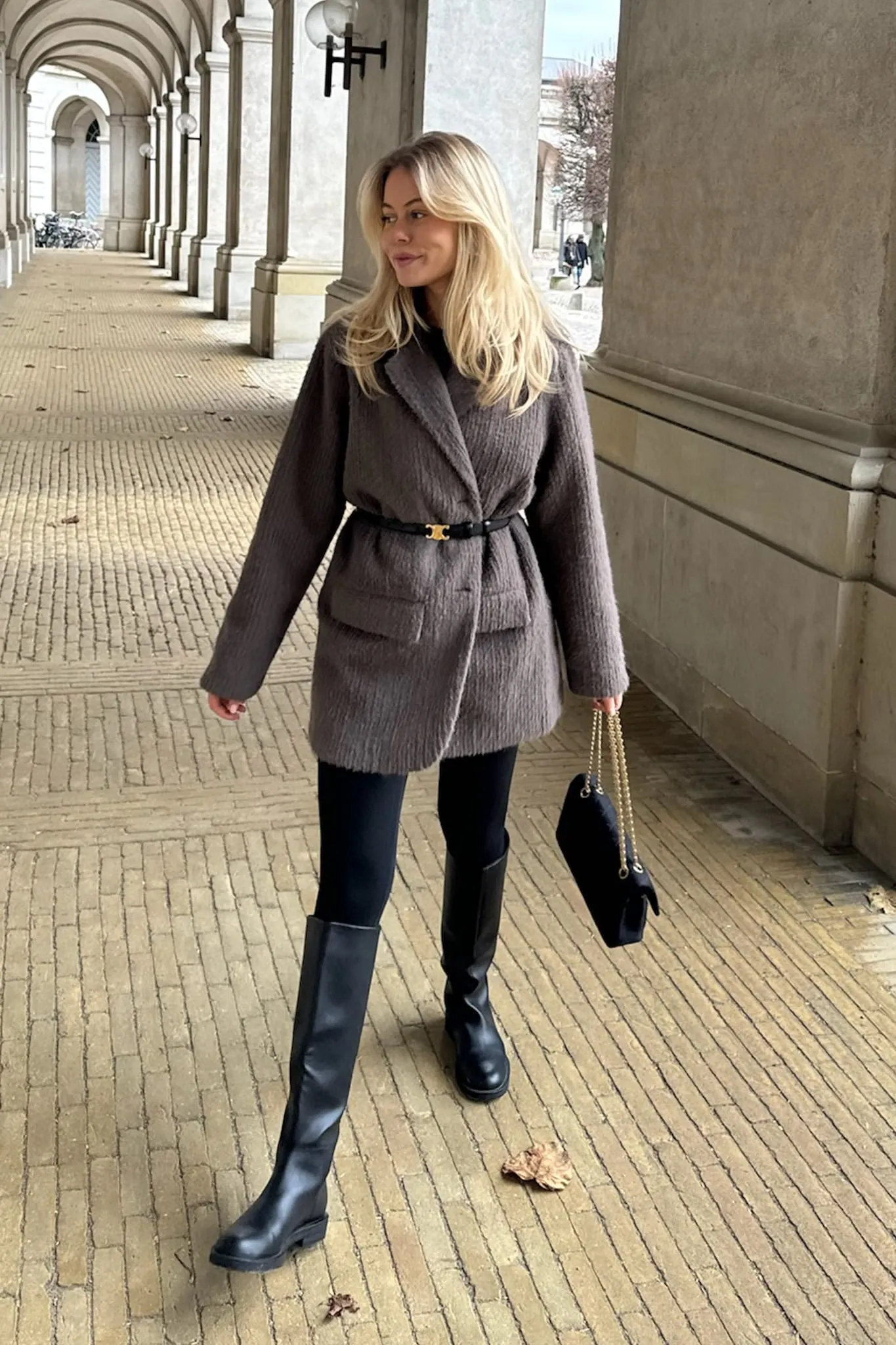 EliaIC Blazer - Mørkebrun