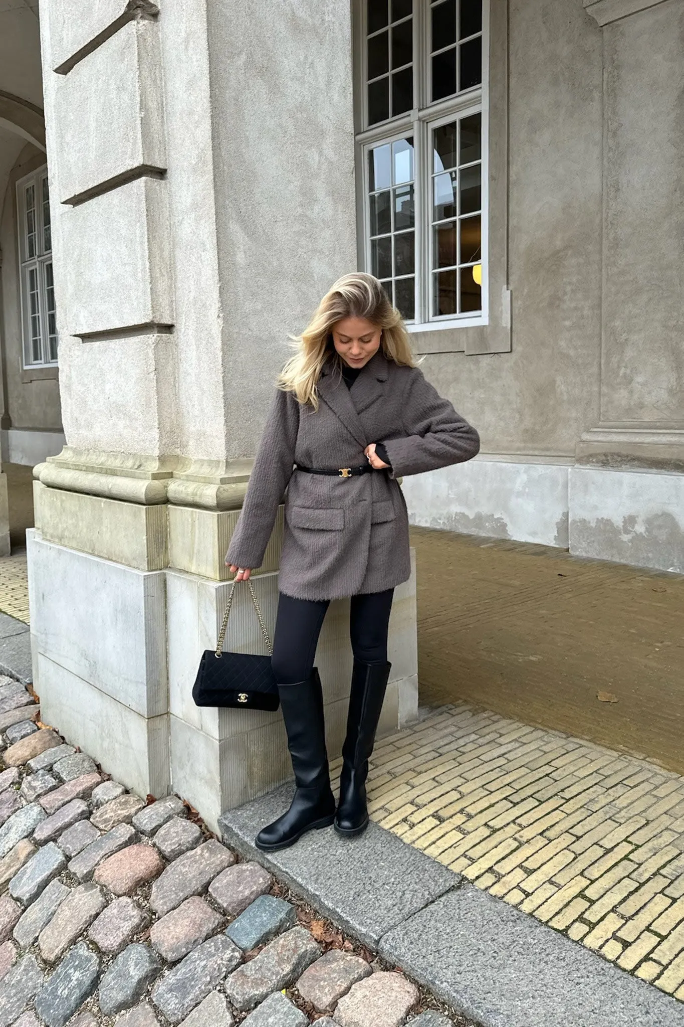 EliaIC Blazer - Mørkebrun