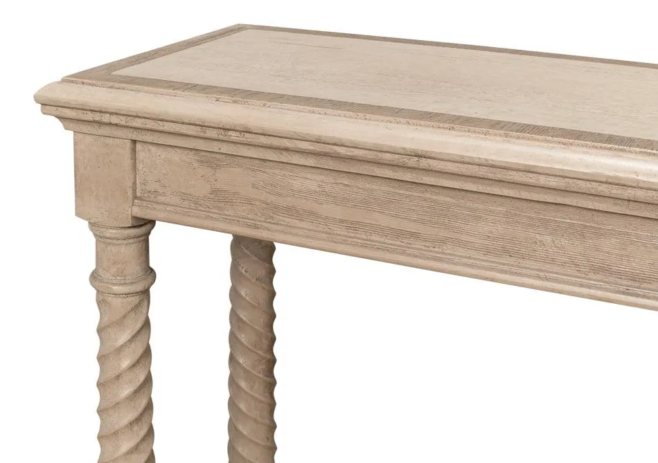 Equestrian Barn Gray Console Table