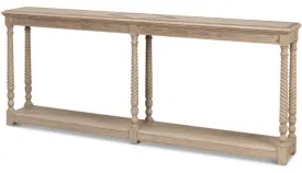 Equestrian Barn Gray Console Table