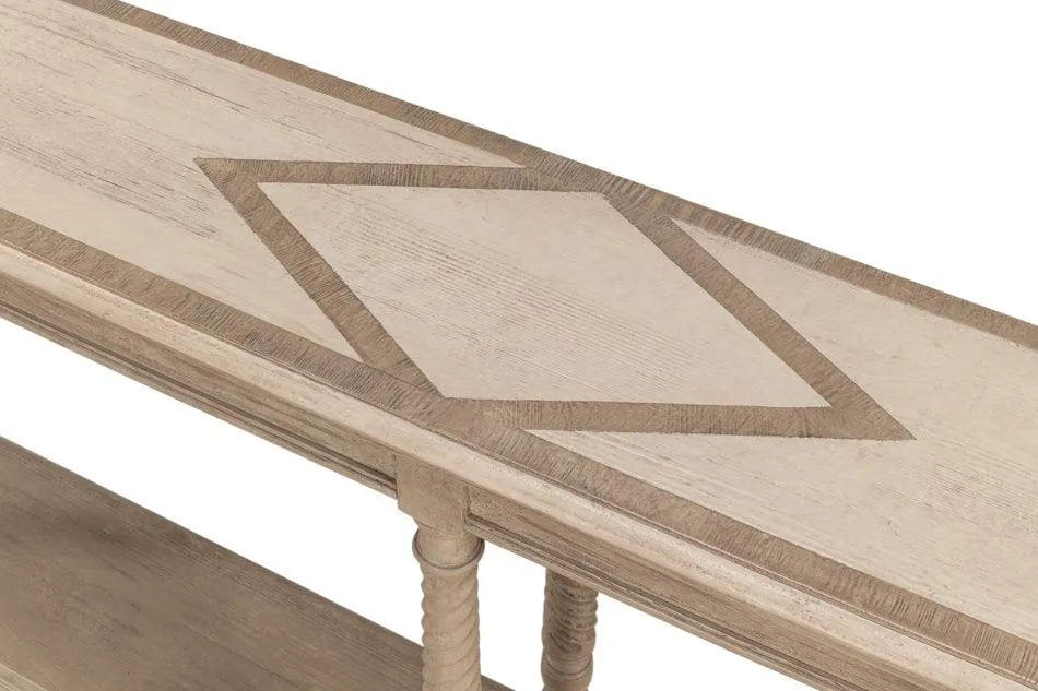 Equestrian Barn Gray Console Table
