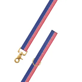 Flag Pattern Grosgrain Ribbon Dog Leash